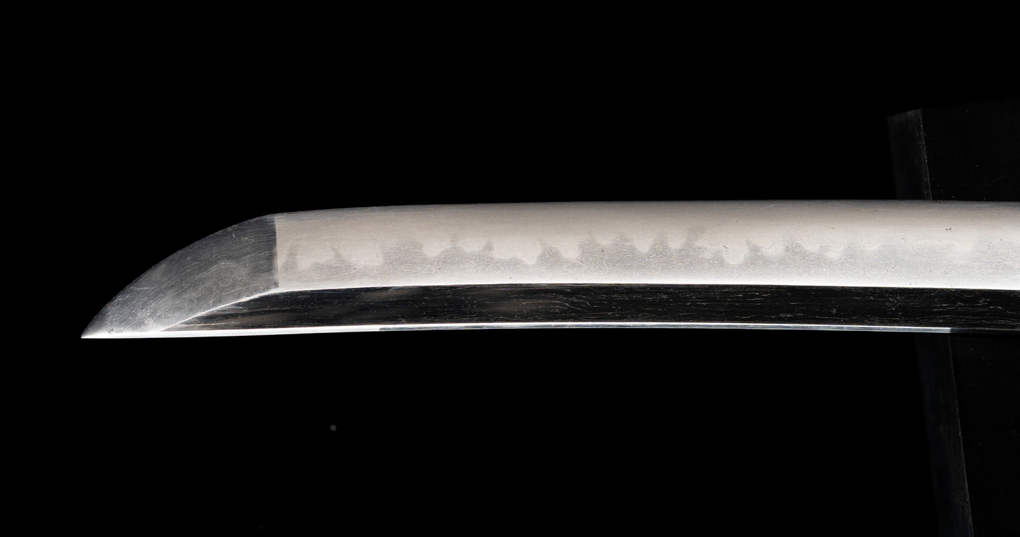 Antique Japanese Sword Wakizashi by Osafune Sukesada with Lion Motif Koshirae - NBTHK Hozon