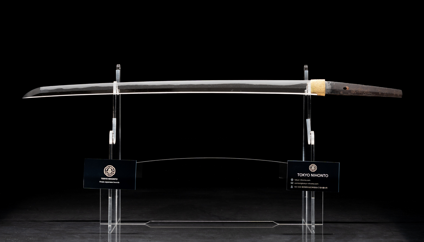 Antikes japanisches Schwert Wakizashi von Omi no Kami Fujiwara Tsuguhiro - NBTHK Tokubetsu Hozon