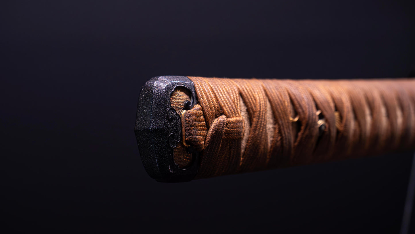 Antica spada giapponese Katana firmata Amakuni Kura Minamoto Toshiyama