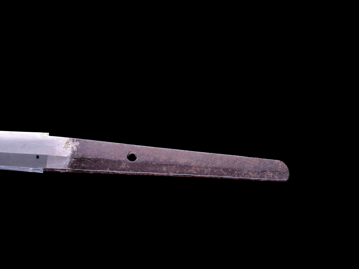 Spada giapponese antica Katana, accessori Shakudo Inro Saya