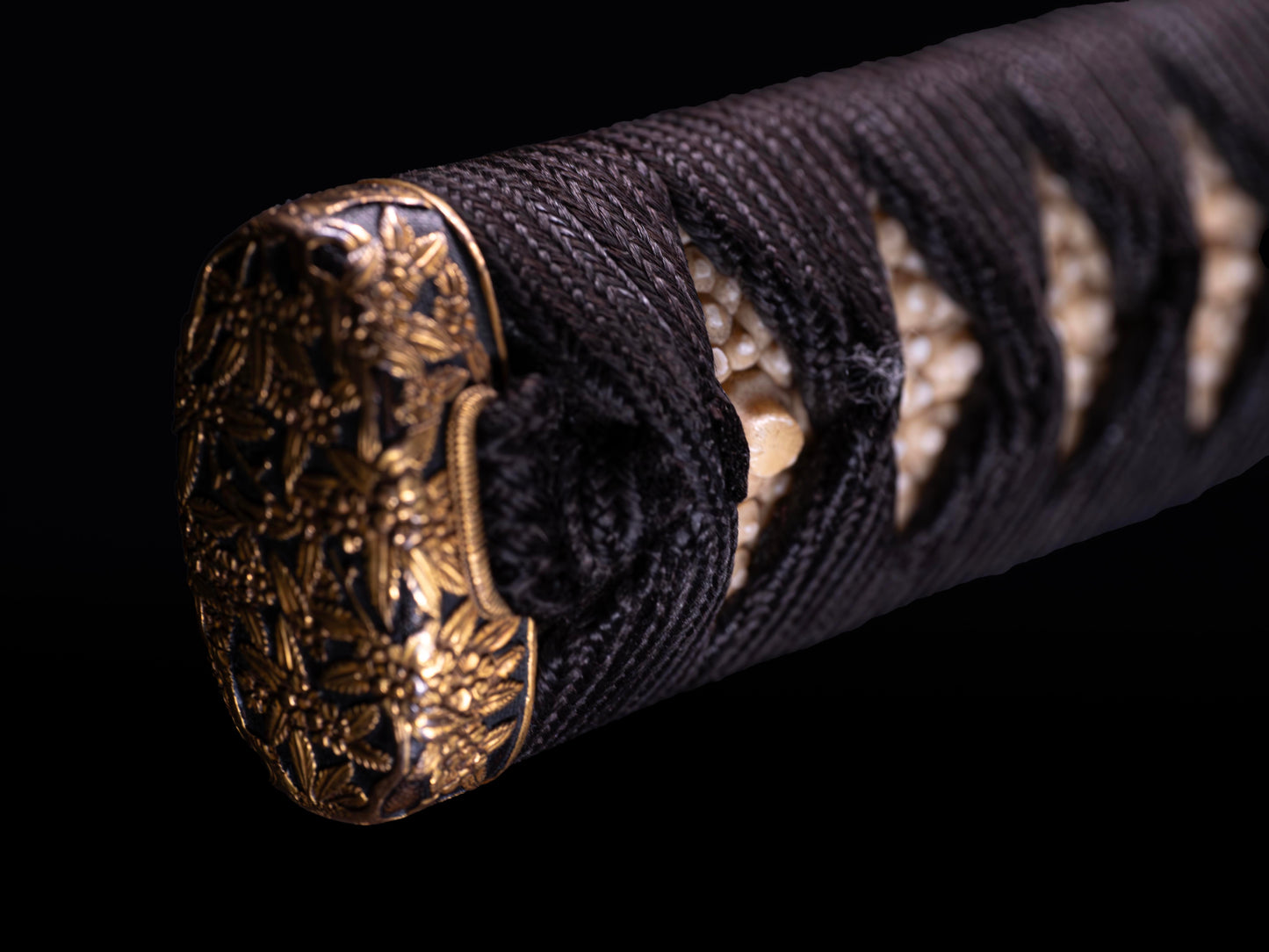 Spada giapponese antica Katana, accessori Shakudo Inro Saya