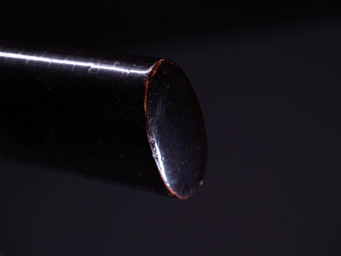 Spada giapponese antica Katana, accessori Shakudo Inro Saya