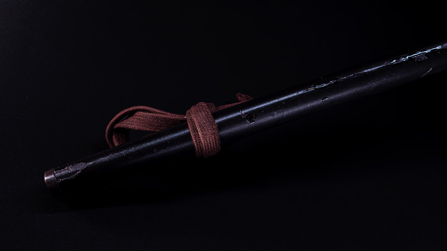Épée japonaise antique Wakizashi Bo-hi avec Sori de 2 cm
