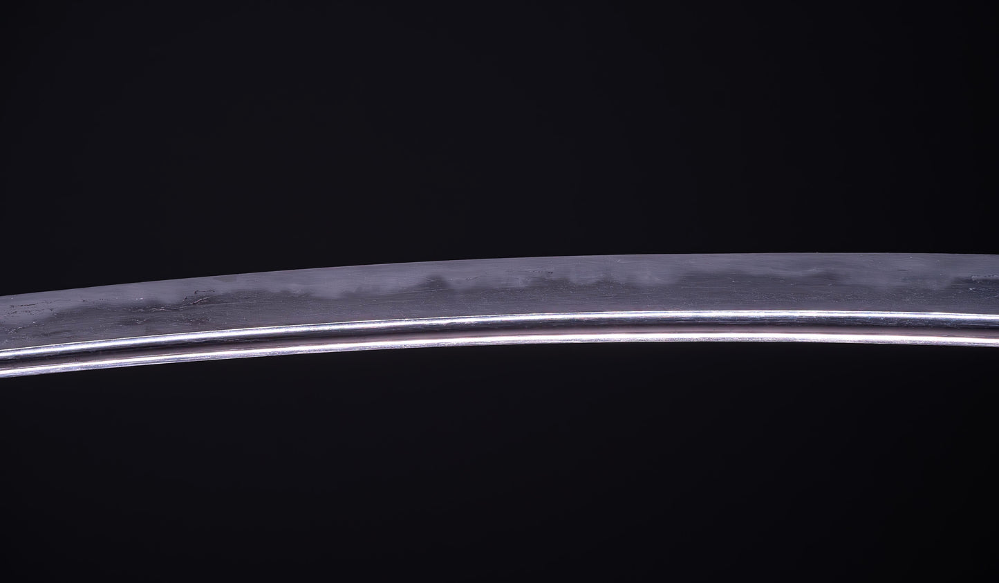 Épée japonaise antique Wakizashi Bo-hi avec Sori de 2 cm