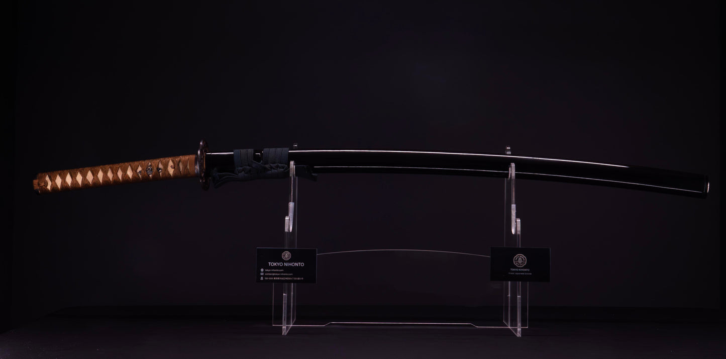 Ancienne épée japonaise Katana signée Seki Ju Ikeda Kanetsuna