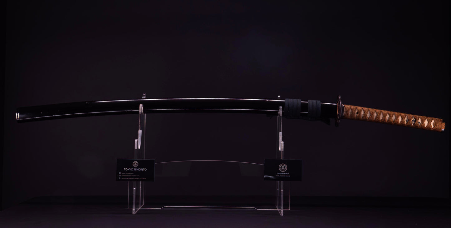 Ancienne épée japonaise Katana signée Seki Ju Ikeda Kanetsuna