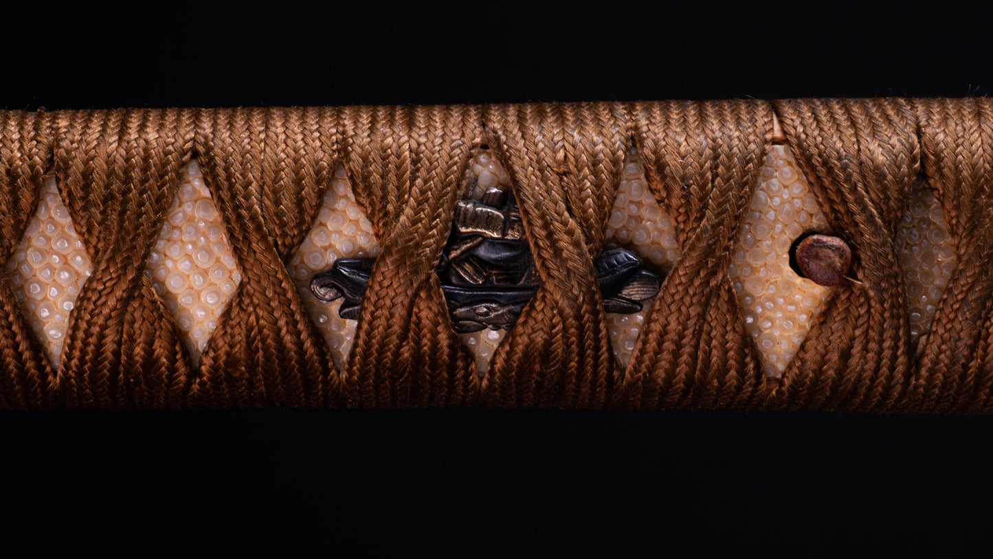 Ancienne épée japonaise Katana signée Seki Ju Ikeda Kanetsuna
