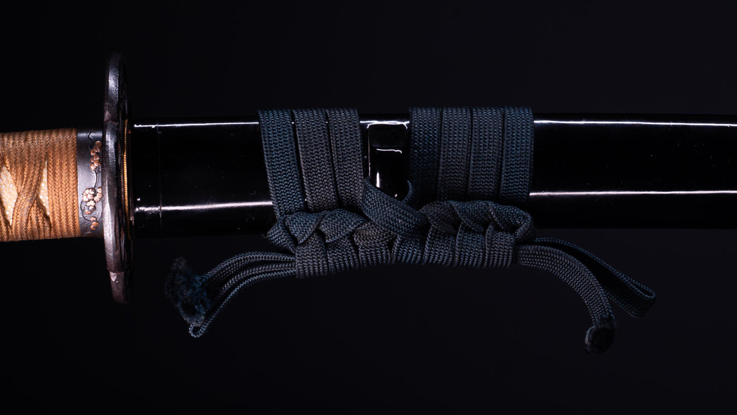 Ancienne épée japonaise Katana signée Seki Ju Ikeda Kanetsuna