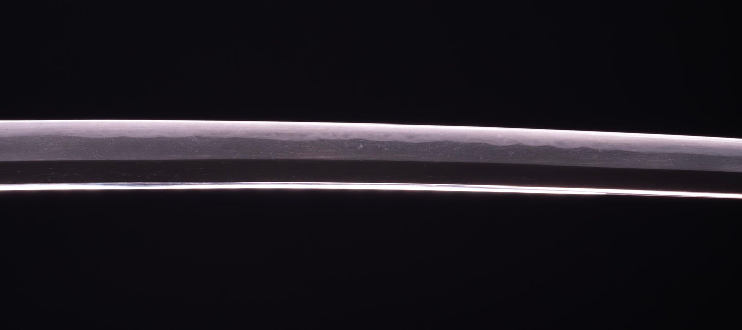 Épée Katana japonaise antique signée Ichiryushi Nagamitsu (Hozon)