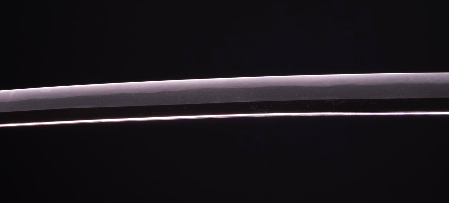 Épée Katana japonaise antique signée Ichiryushi Nagamitsu (Hozon)