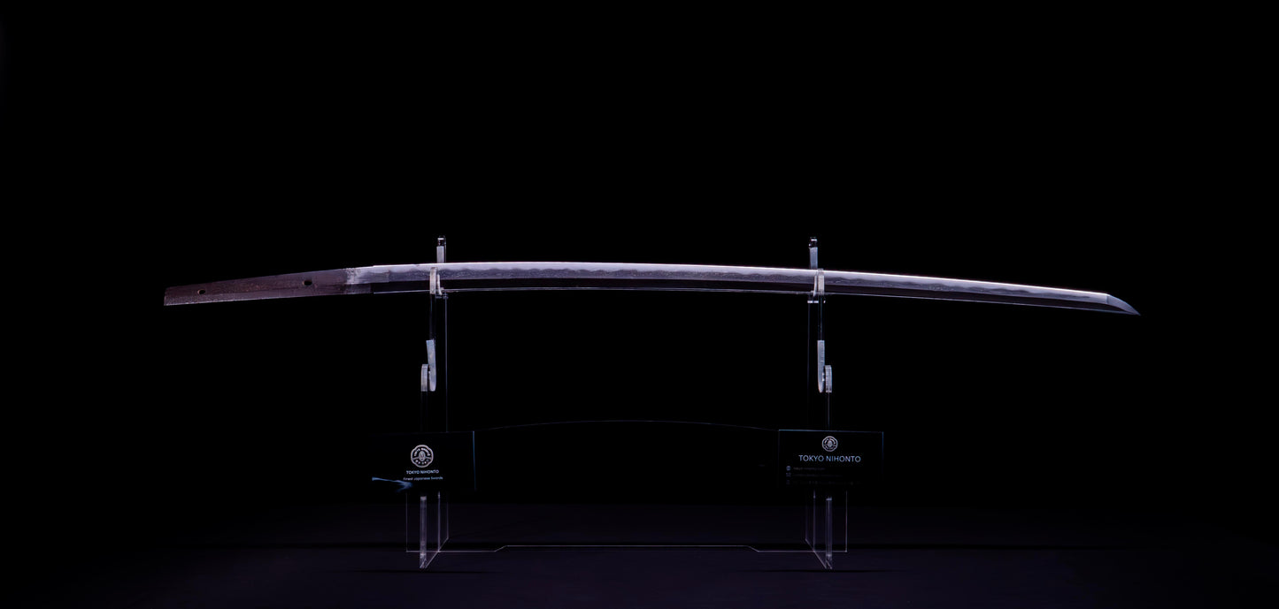 Épée Katana japonaise antique signée ōshū Takata ju Fujiwara Yoshiyuki - Hozon