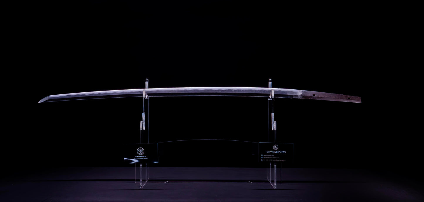 Épée Katana japonaise antique signée ōshū Takata ju Fujiwara Yoshiyuki - Hozon