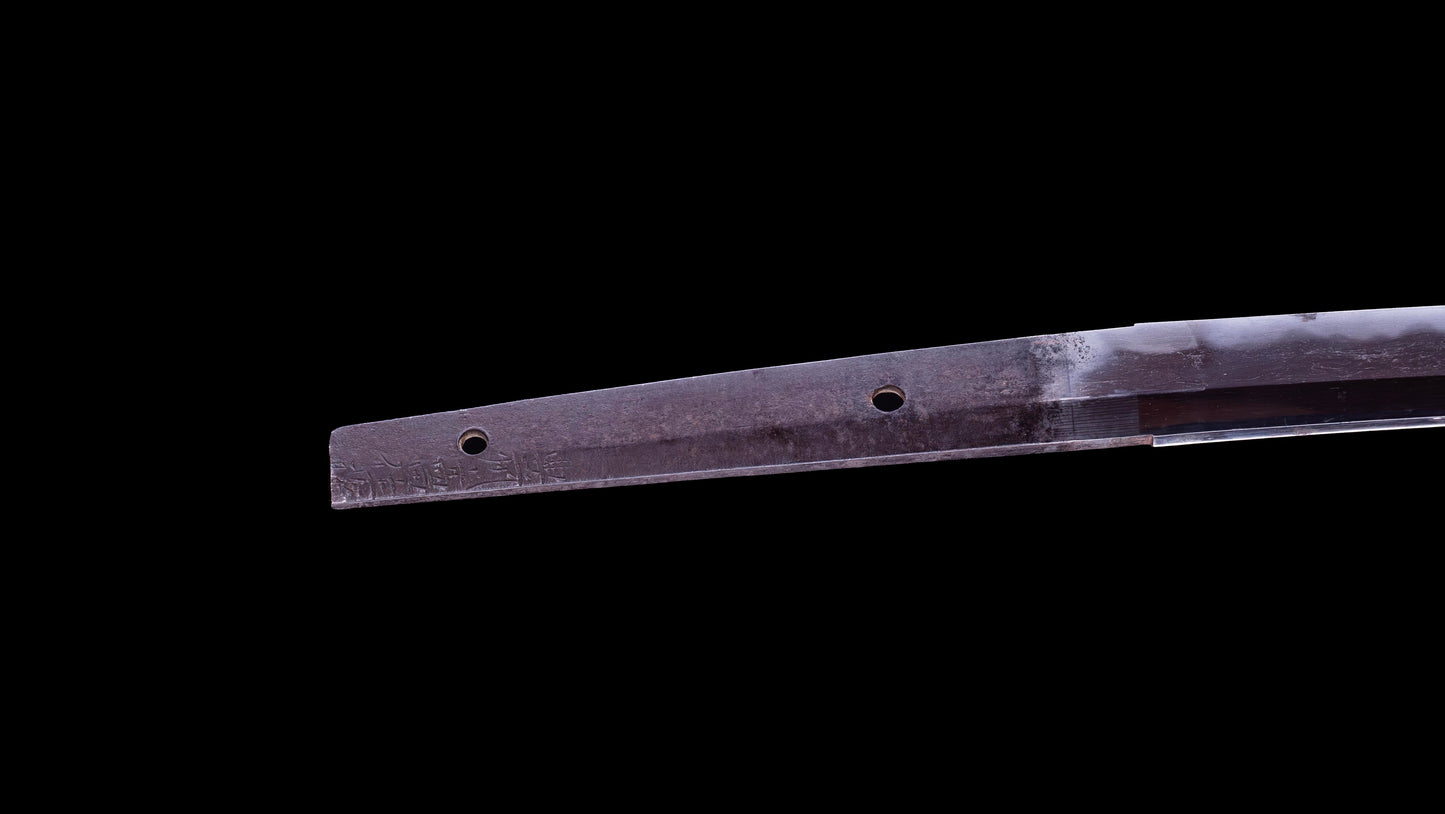 Épée Katana japonaise antique signée ōshū Takata ju Fujiwara Yoshiyuki - Hozon