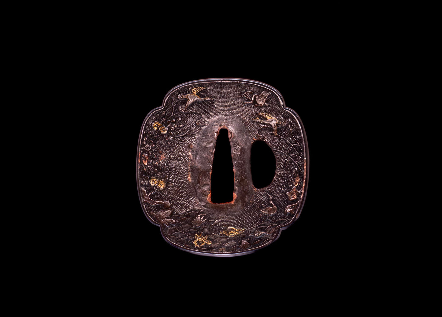Épée Katana japonaise antique signée ōshū Takata ju Fujiwara Yoshiyuki - Hozon