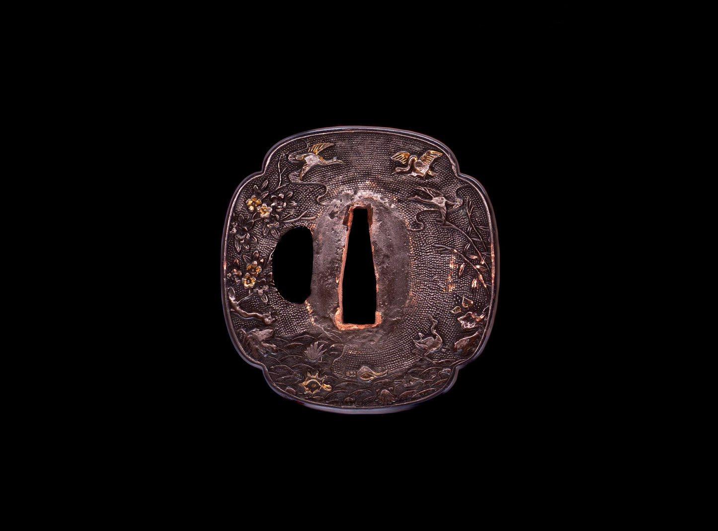 Épée Katana japonaise antique signée ōshū Takata ju Fujiwara Yoshiyuki - Hozon