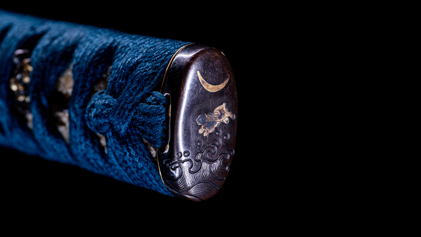 Épée Katana japonaise antique signée ōshū Takata ju Fujiwara Yoshiyuki - Hozon