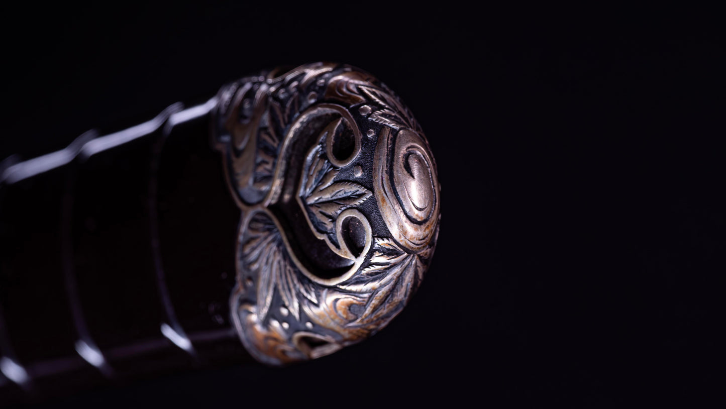 Antique Japanese Katana Sword Inro Kizami Saya, Edo Period