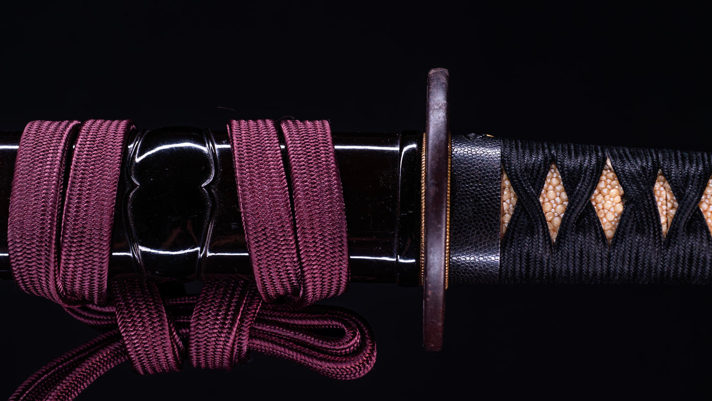 Antique Japanese Katana Sword Inro Kizami Saya, Edo Period