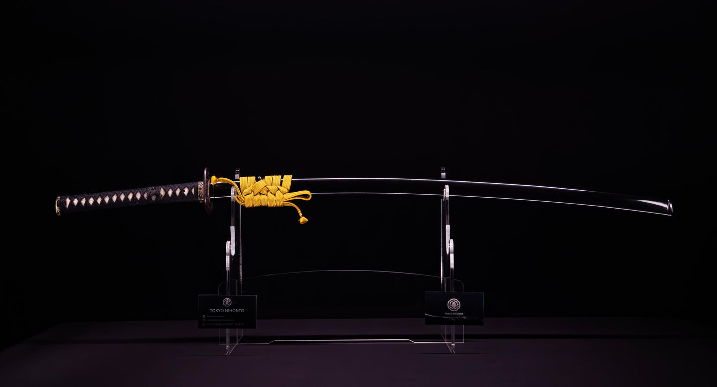 Antique Japanese Katana Sword signed Takada Jū Fujiwara Muneyuki - HOZON