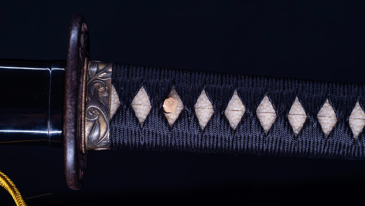 Antique Japanese Katana Sword signed Takada Jū Fujiwara Muneyuki - HOZON