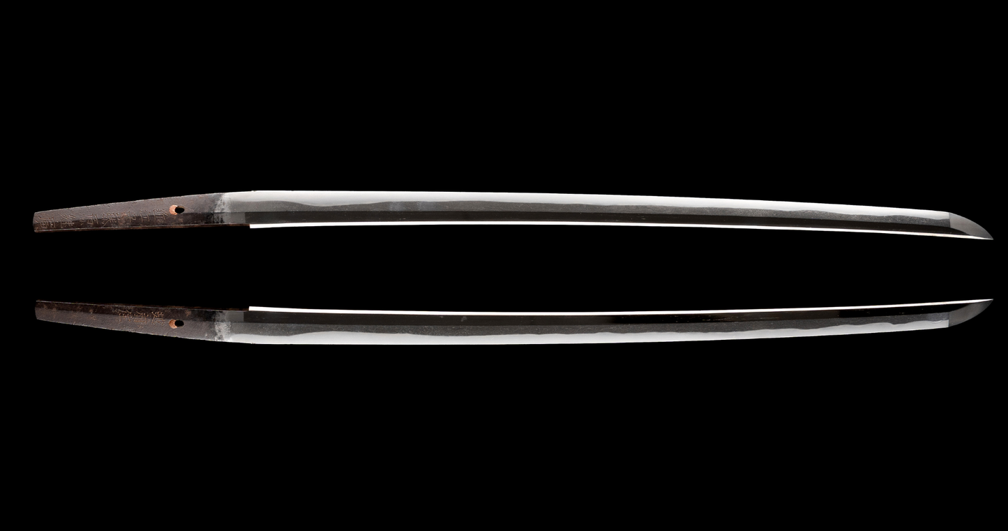 Antikes japanisches Schwert Wakizashi von Omi no Kami Fujiwara Tsuguhiro - NBTHK Tokubetsu Hozon