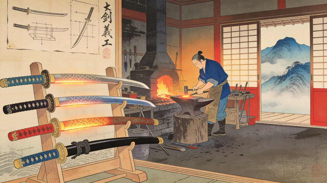 Authentic nihonto katana Gokaden five schools Japanese swordsmithing | Tokyo Nihonto