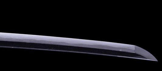 The hamon of an authentic katana on Tokyo-Nihonto