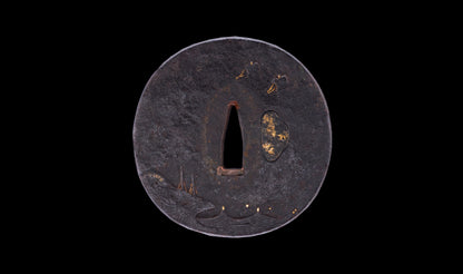 Antique Japanese Katana by Tango no Kami Fujiwara Kanemichi with Imperial Kikumon, Suguha Hamon and Gold-Inlaid Tsuba - NBTHK Hozon