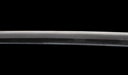 Antique Japanese Katana by Tango no Kami Fujiwara Kanemichi with Imperial Kikumon, Suguha Hamon and Gold-Inlaid Tsuba - NBTHK Hozon