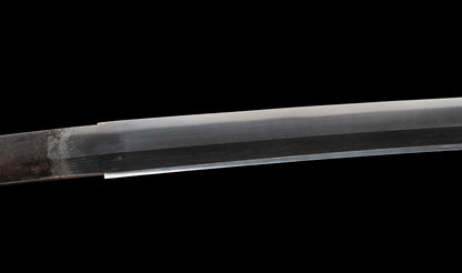 Antique Japanese Katana by Tango no Kami Fujiwara Kanemichi with Imperial Kikumon, Suguha Hamon and Gold-Inlaid Tsuba - NBTHK Hozon