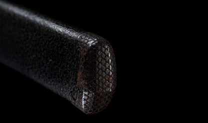 Antique Japanese Katana by Tango no Kami Fujiwara Kanemichi with Imperial Kikumon, Suguha Hamon and Gold-Inlaid Tsuba - NBTHK Hozon