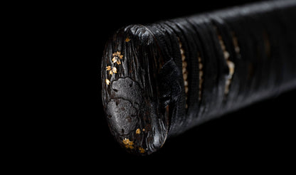 Antique Japanese Katana Sword by Kanabō Hayato no Jō Masazane with Gunome-Midare Hamon, Sakura Fittings and Red Lacquer Saya - NBTHK Hozon