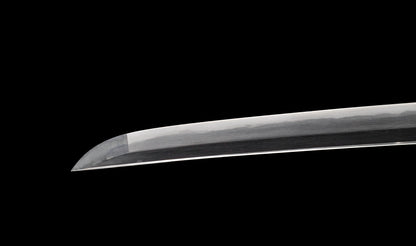 Antique Japanese Katana Sword by Kanabō Hayato no Jō Masazane with Gunome-Midare Hamon, Sakura Fittings and Red Lacquer Saya - NBTHK Hozon