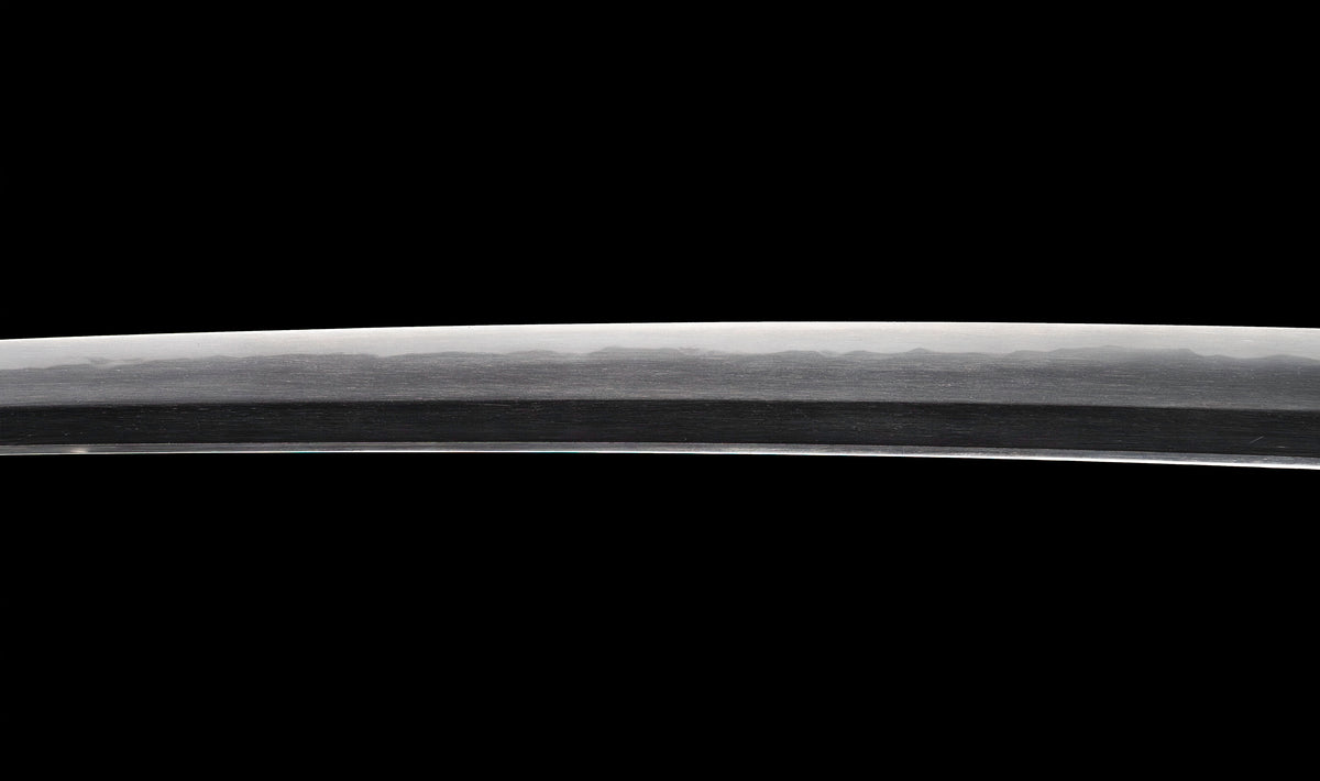 Antique Japanese Katana Sword by Kanabō Hayato no Jō Masazane with Gunome-Midare Hamon, Sakura Fittings and Red Lacquer Saya - NBTHK Hozon