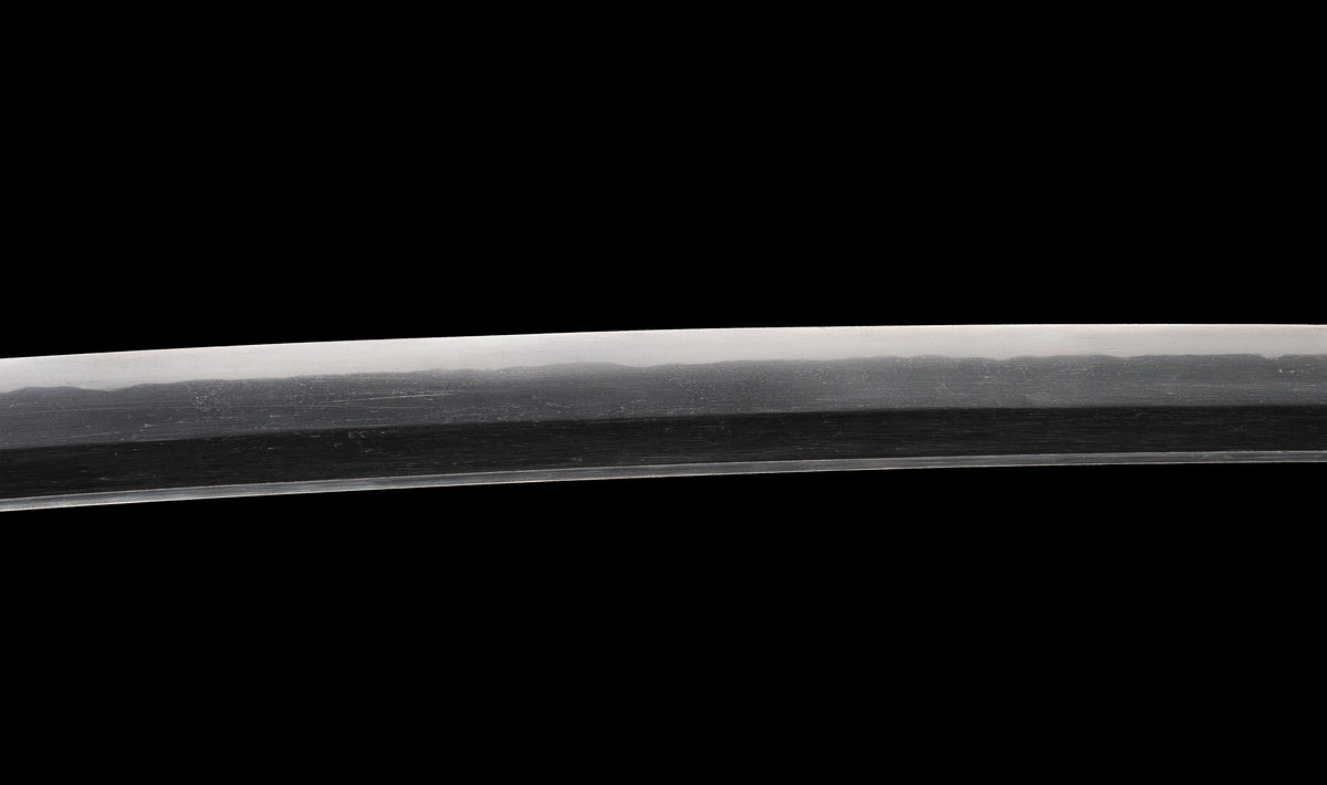 Antique Japanese Katana Sword by Kanabō Hayato no Jō Masazane with Gunome-Midare Hamon, Sakura Fittings and Red Lacquer Saya - NBTHK Hozon