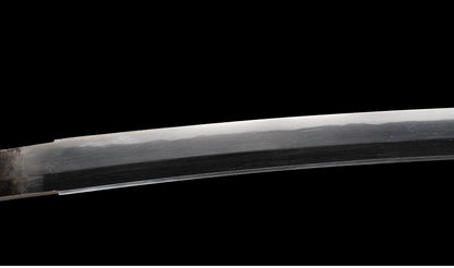 Antique Japanese Katana Sword by Kanabō Hayato no Jō Masazane with Gunome-Midare Hamon, Sakura Fittings and Red Lacquer Saya - NBTHK Hozon