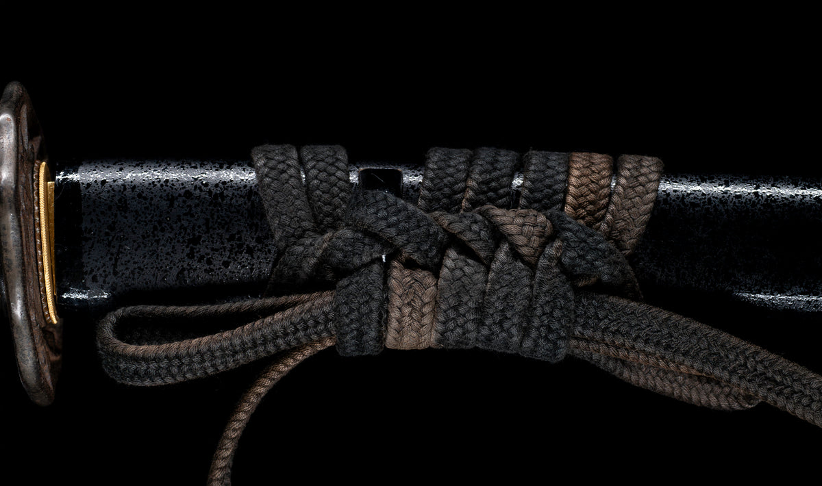 Antique Japanese Katana Sword attributed to Kashū Ietsugu with Notare-Gunome Hamon and Plum Blossom Sukashi Tsuba - NBTHK Hozon