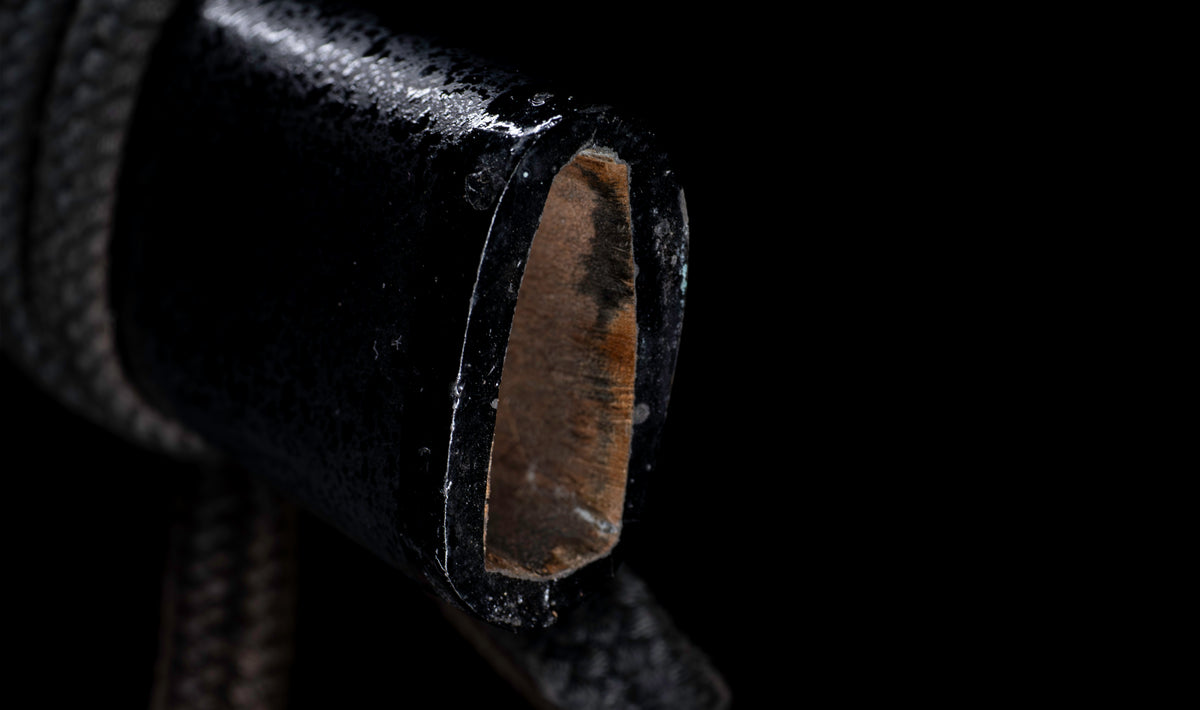 Antique Japanese Katana Sword attributed to Kashū Ietsugu with Notare-Gunome Hamon and Plum Blossom Sukashi Tsuba - NBTHK Hozon