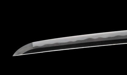 Antique Japanese Katana Sword attributed to Kashū Ietsugu with Notare-Gunome Hamon and Plum Blossom Sukashi Tsuba - NBTHK Hozon