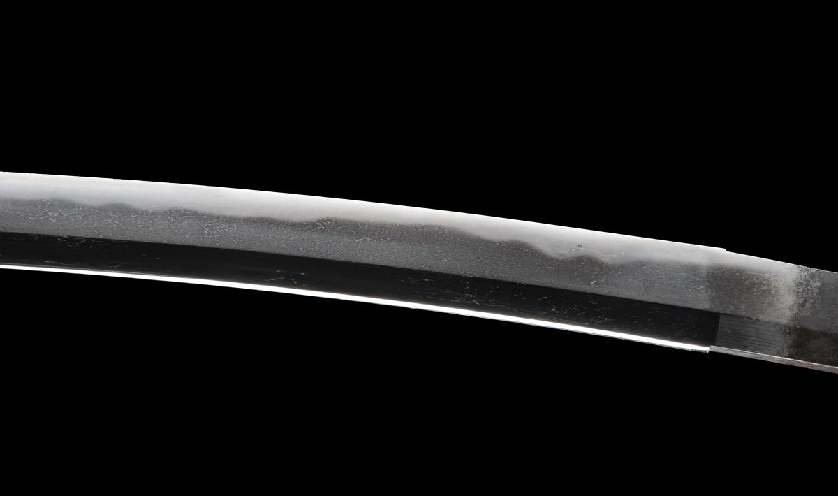 Antique Japanese Katana Sword attributed to Kashū Ietsugu with Notare-Gunome Hamon and Plum Blossom Sukashi Tsuba - NBTHK Hozon