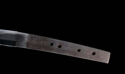 Antique Japanese Katana Sword attributed to Kashū Ietsugu with Notare-Gunome Hamon and Plum Blossom Sukashi Tsuba - NBTHK Hozon