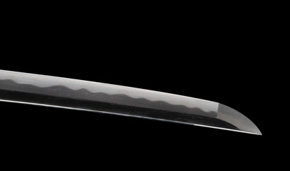 Antique Japanese Katana Sword attributed to Kashū Ietsugu with Notare-Gunome Hamon and Plum Blossom Sukashi Tsuba - NBTHK Hozon