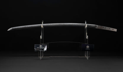 Antique Japanese Katana Sword attributed to Kashū Ietsugu with Notare-Gunome Hamon and Plum Blossom Sukashi Tsuba - NBTHK Hozon