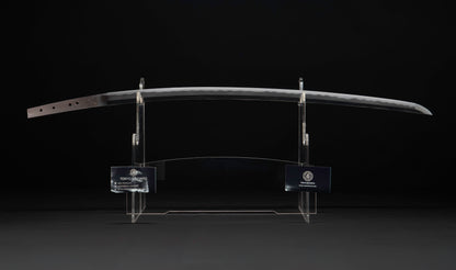 Antique Japanese Katana Sword attributed to Kashū Ietsugu with Notare-Gunome Hamon and Plum Blossom Sukashi Tsuba - NBTHK Hozon