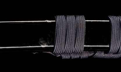 Antique Japanese Katana Sword with Hoso-Suguha Hamon, Phoenix Fuchi and Coin Menuki — Muromachi Period