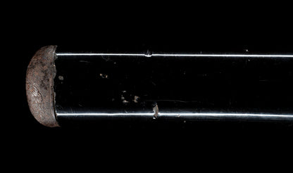 Antique Japanese Katana Sword with Hoso-Suguha Hamon, Phoenix Fuchi and Coin Menuki — Muromachi Period