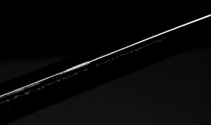 Antique Japanese Katana Sword with Hoso-Suguha Hamon, Phoenix Fuchi and Coin Menuki — Muromachi Period