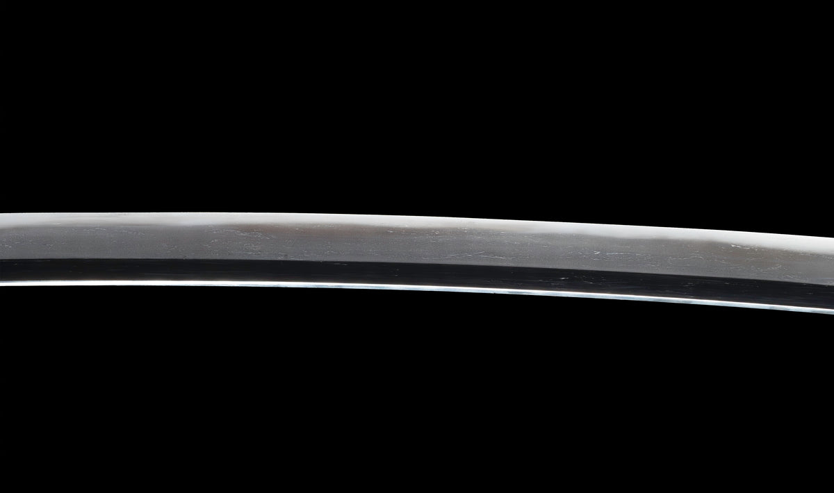 Antiker japanischer katana aus der Muromachi-Epoche, Kaifu zugeschrieben, mit durchbrochenem Eisen-Sukashi tsuba und Shakudō-Figuren fuchi-kashira - NBTHK Hozon