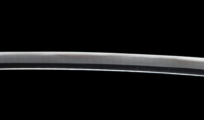 Antiker japanischer katana aus der Muromachi-Epoche, Kaifu zugeschrieben, mit durchbrochenem Eisen-Sukashi tsuba und Shakudō-Figuren fuchi-kashira - NBTHK Hozon