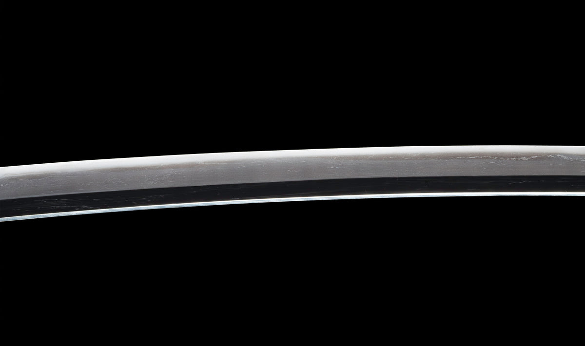 Antiker japanischer katana aus der Muromachi-Epoche, Kaifu zugeschrieben, mit durchbrochenem Eisen-Sukashi tsuba und Shakudō-Figuren fuchi-kashira - NBTHK Hozon